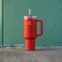 Stanley Quencher Pipetli Termos Bardak 1.18 Lt - Turuncu